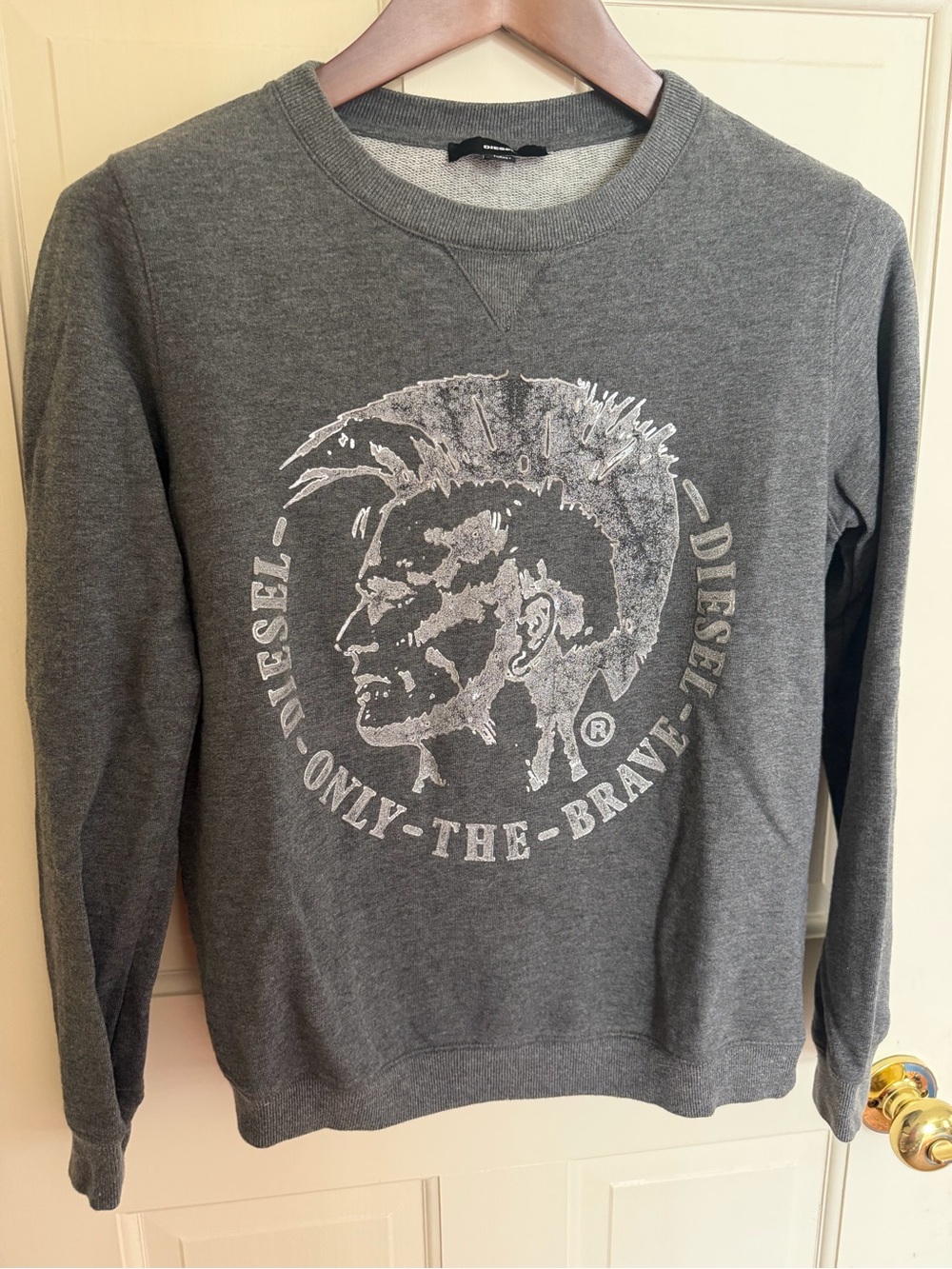 Diesel gray/silver sweatshirt - Small